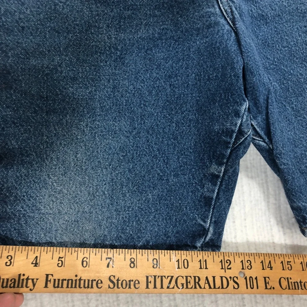 Rugged Shield Carpenter Denim Shorts Pockets Utility‎ Blue Size 36
